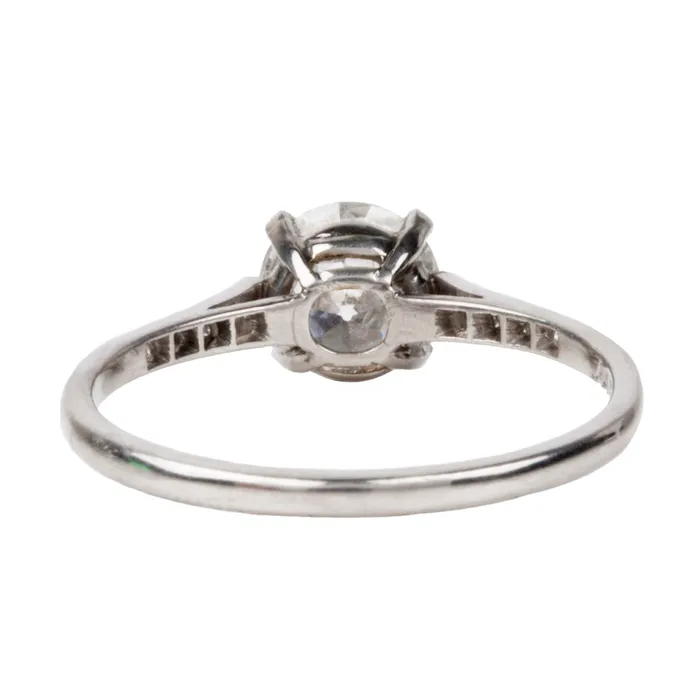 Bell Bird Antiques Rings Art Deco Diamond Platinum Ring