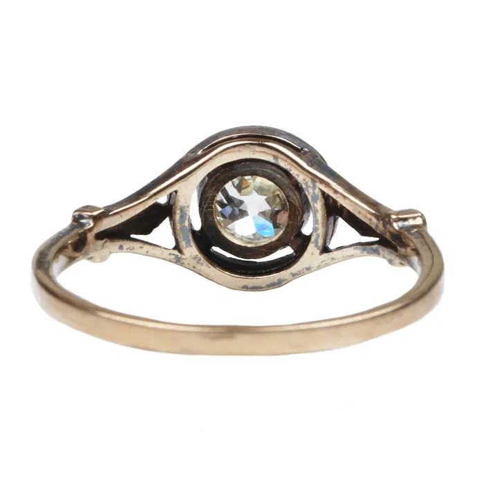 Bell Bird Antiques Rings Early 20th Century Old European Cut Diamond Ring