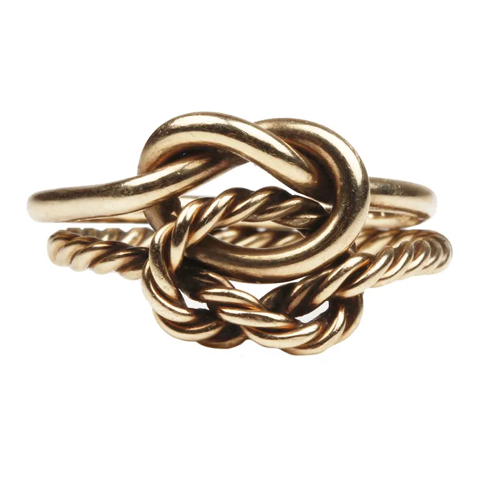 Bell Bird Antiques Rings Vintage Lovers Knot Ring