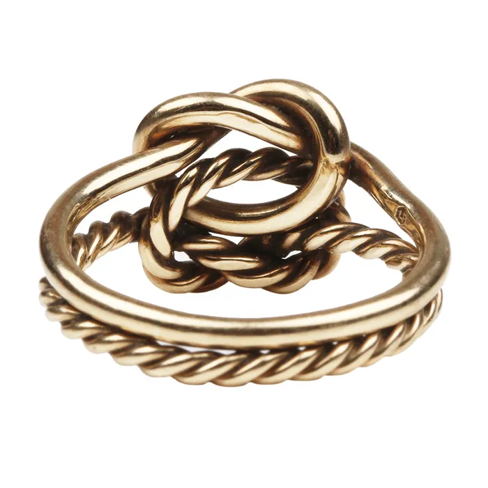 Bell Bird Antiques Rings Vintage Lovers Knot Ring