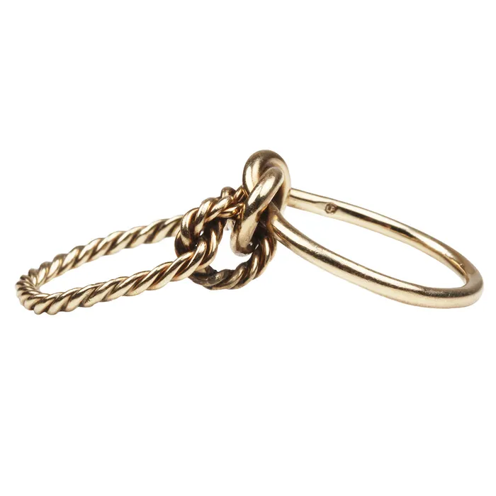 Bell Bird Antiques Rings Vintage Lovers Knot Ring