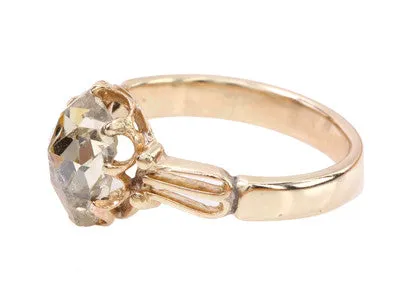 Bell Bird Antiques Victorian Rose Cut Diamond Ring Rings
