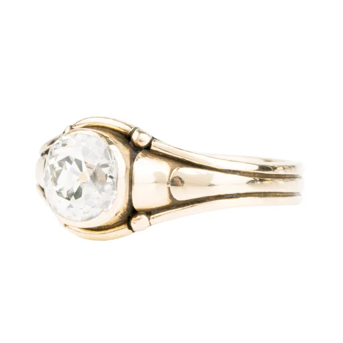 Bell Bird Rings Victorian Era Solitaire Diamond Ring