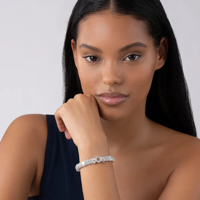 Bracelets Caviar Spark Single Station Diamond Circle Caviar Bracelet 9mm LAGOS