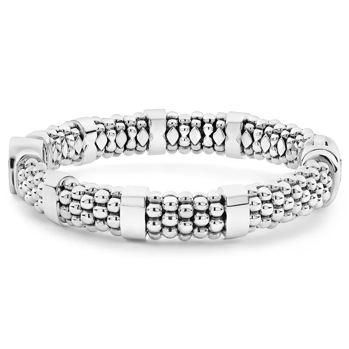 Bracelets Caviar Spark Single Station Diamond Circle Caviar Bracelet 9mm LAGOS