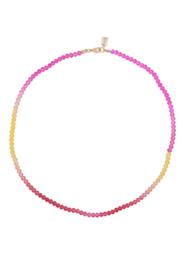 Candy Floss Necklace Sunset Crystal Haze Jewelry Necklaces