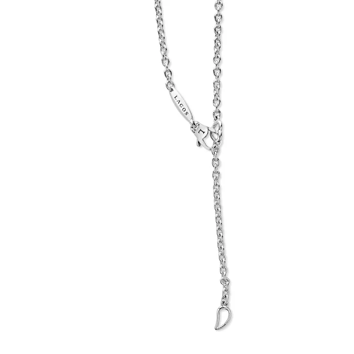 Caviar Lux TwoTone X Diamond Necklace LAGOS Necklaces