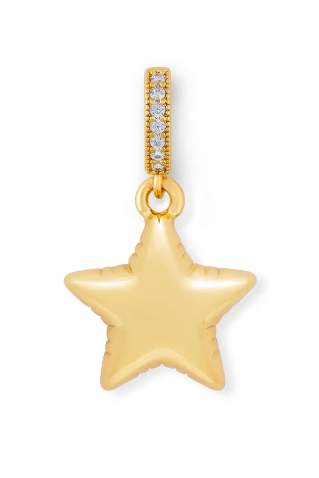Crystal Haze Jewelry Necklaces Balloon Star Pendant Golden