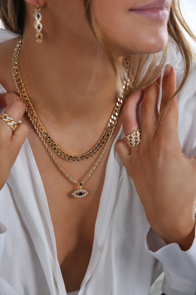 Crystal Haze Jewelry Necklaces The Evil Eye