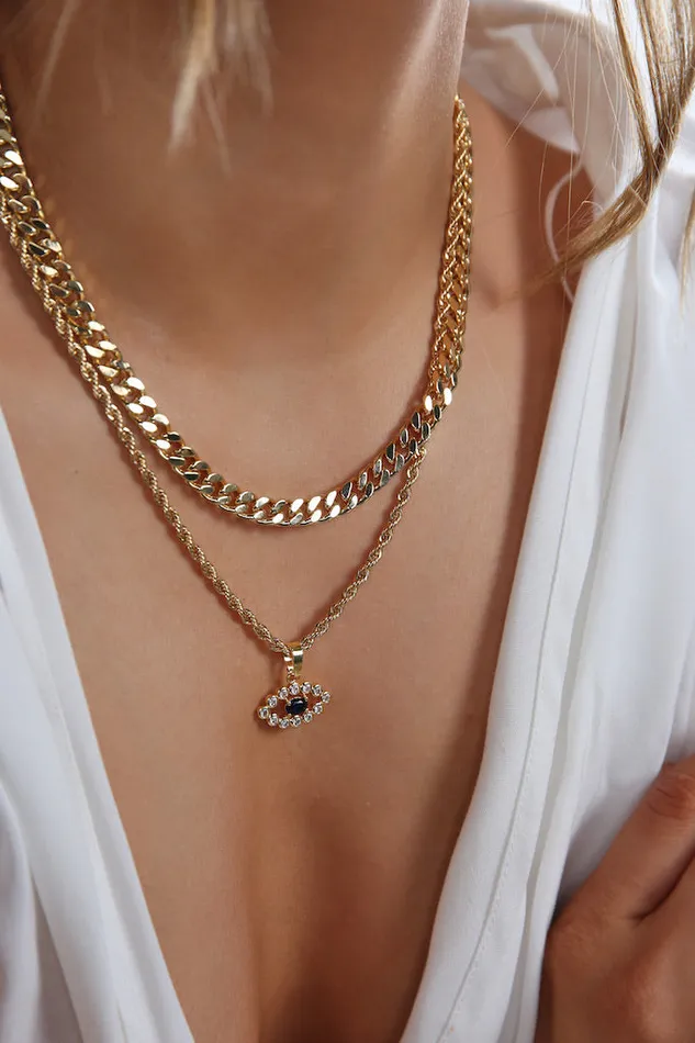Crystal Haze Jewelry Necklaces The Evil Eye