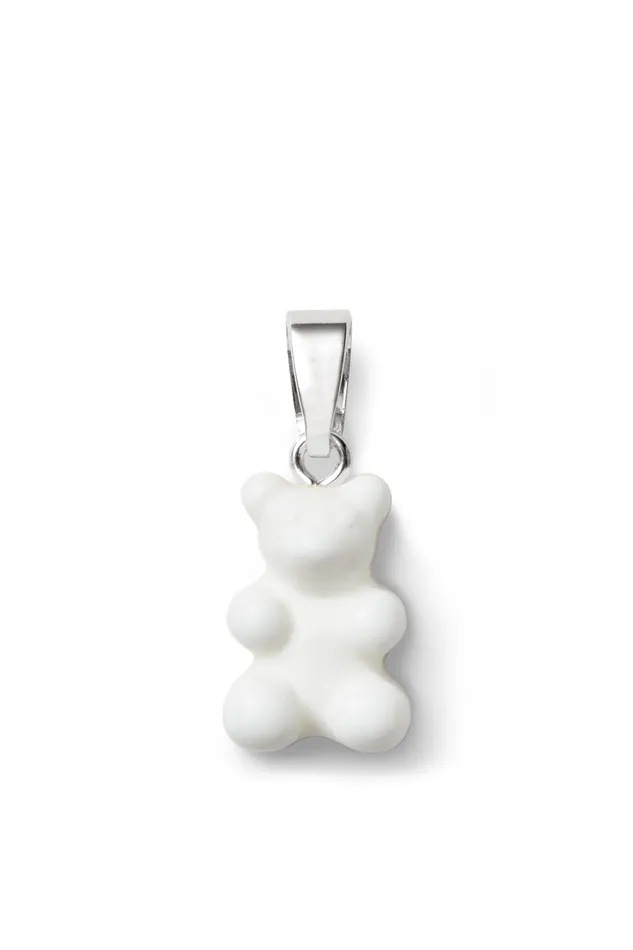Crystal Haze Jewelry Rings Nostalgia bear Classic connector Silver plated Powder