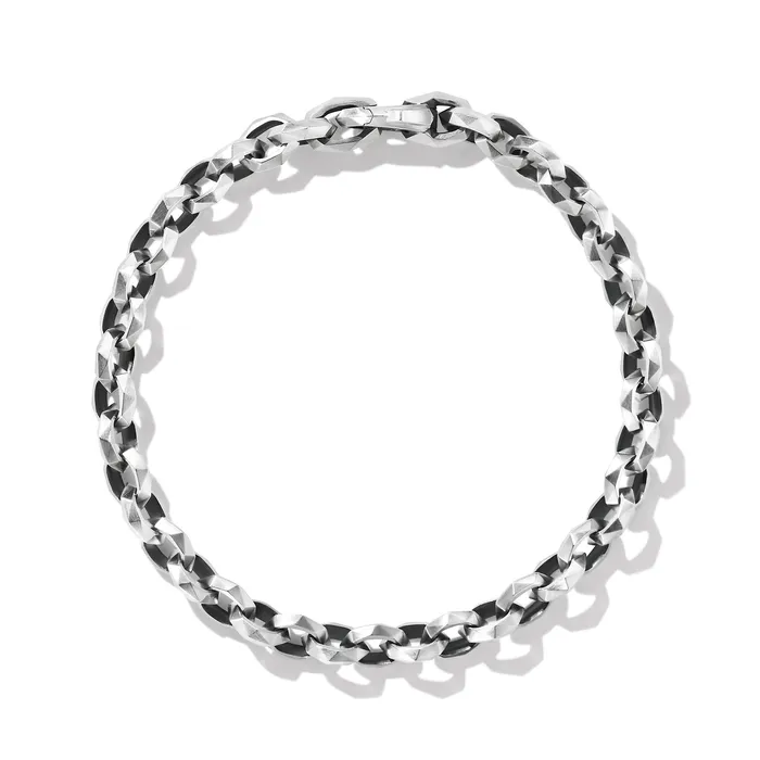 David Yurman Torqued Faceted Chain Link Bracelet in Sterling Silver 7mm Bracelets David Yurman Torqued Faceted Chain Link Bracelet in Sterling Silver 7mm Bracelets