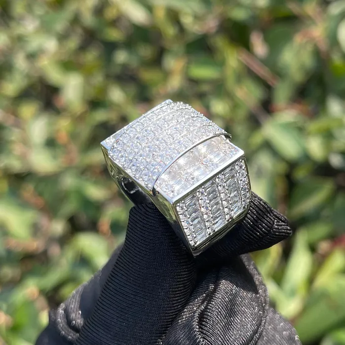 Diamond Bricks Diamond Bricks Iced Out Diamond Ring Rings