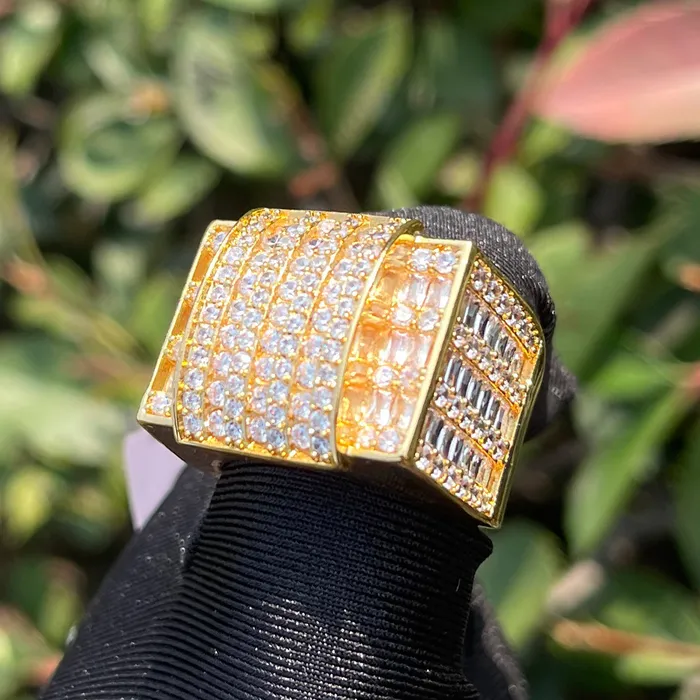 Diamond Bricks Diamond Bricks Iced Out Diamond Ring Rings