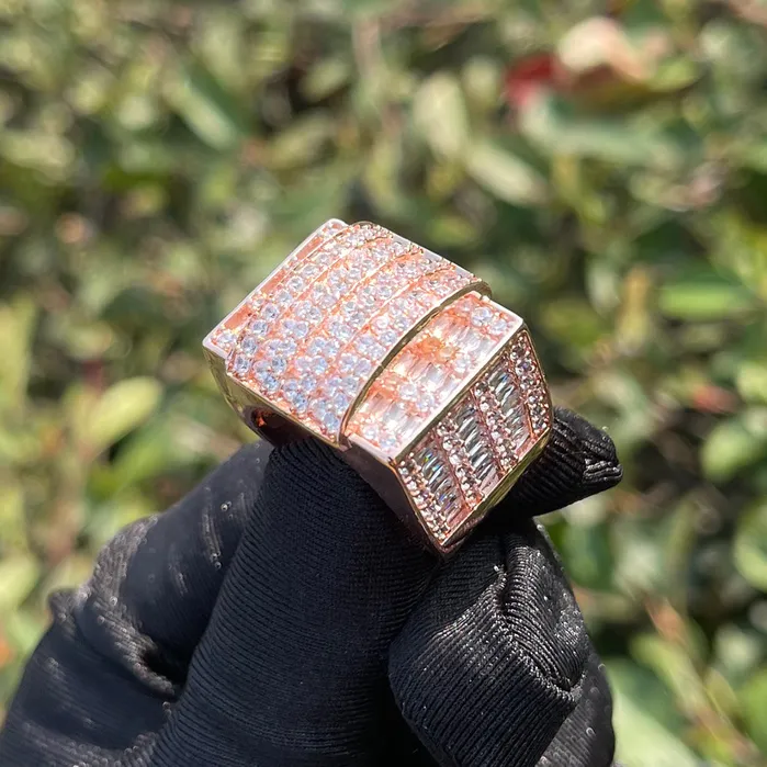 Diamond Bricks Diamond Bricks Iced Out Diamond Ring Rings