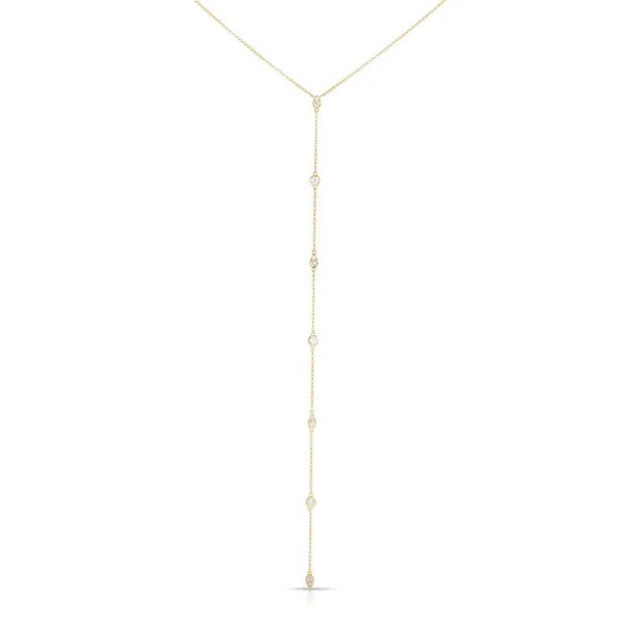 Diamond Lariat Necklace NicoleHD Jewelry Necklaces