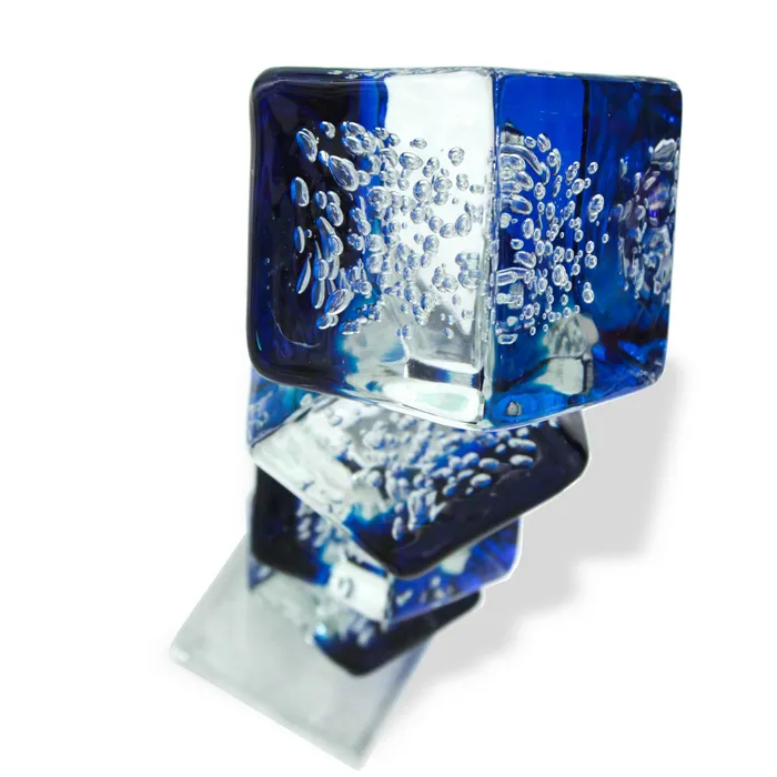 Earrings Cubes Murano Art Glass Alberto Don Earrings Cubes Murano Art Glass Alberto Don