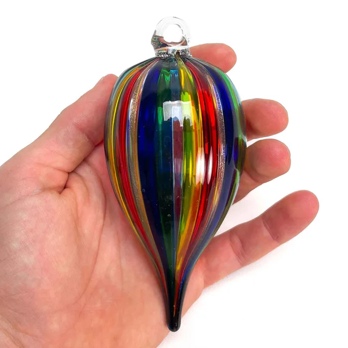Earrings Drop Christmas glass ball La Fornasotta Earrings Drop Christmas glass ball La Fornasotta