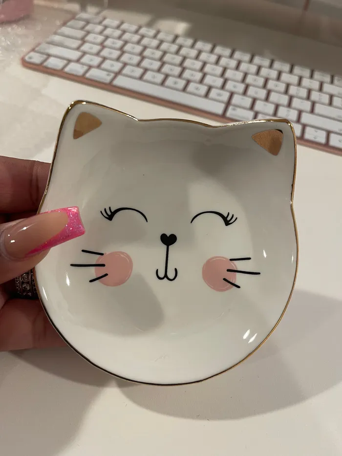 Earrings Kitty Jewelry Dish She Ate