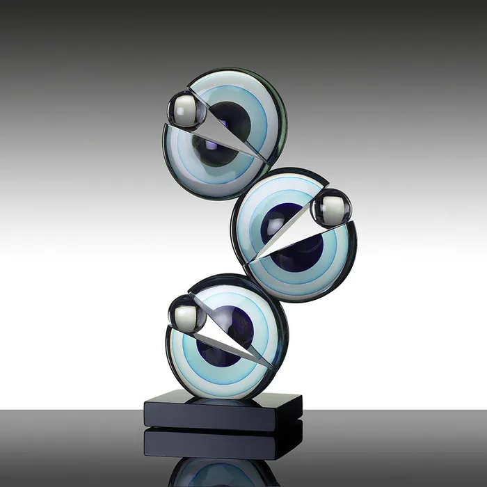 Earrings PacMan in Glass A Sculptural Tribute Alberto Don