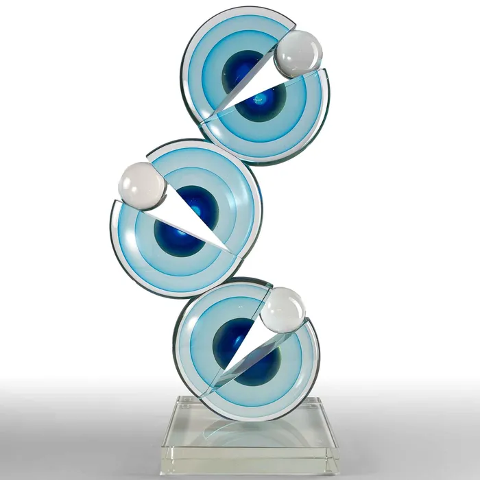 Earrings PacMan in Glass A Sculptural Tribute Alberto Don