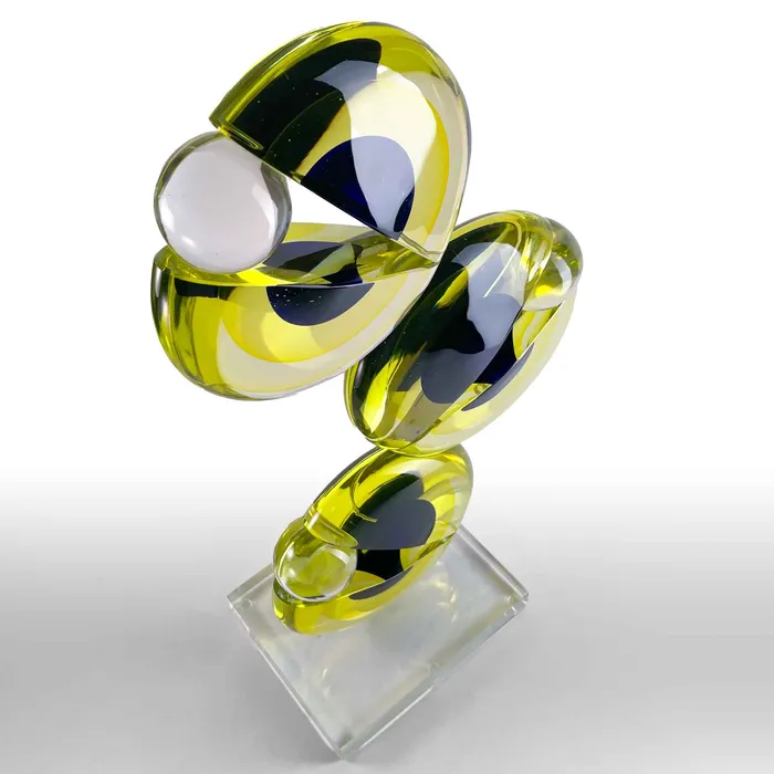 Earrings PacMan in Glass A Sculptural Tribute Alberto Don