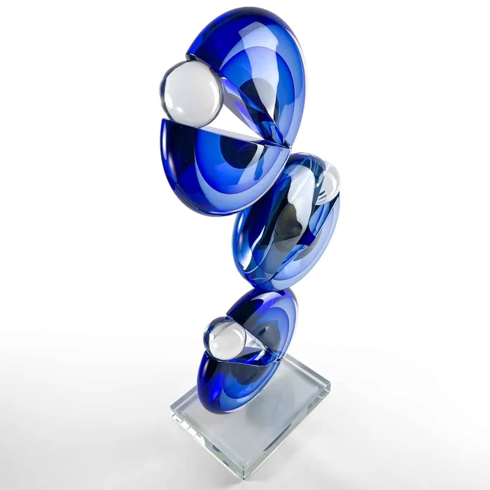 Earrings PacMan in Glass A Sculptural Tribute Alberto Don