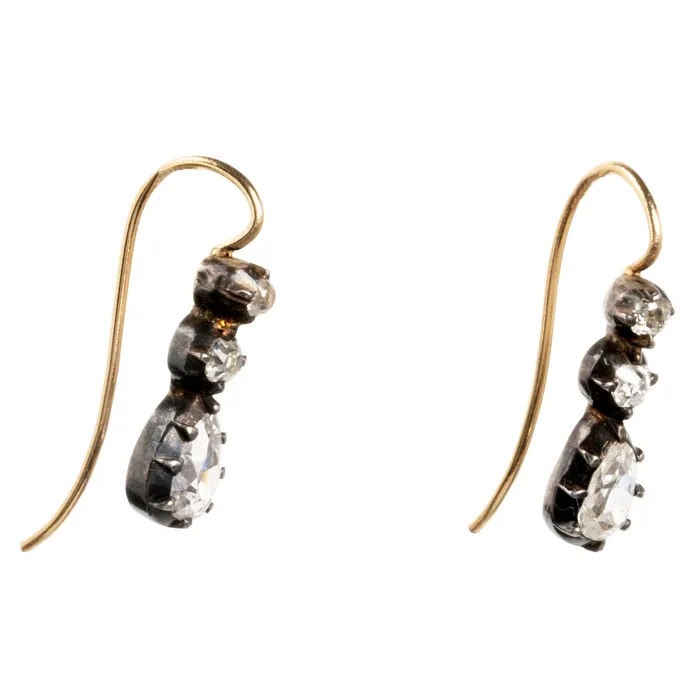 Earrings Victorian Era Diamond Earrings Bell Bird