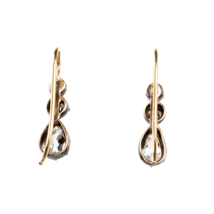 Earrings Victorian Era Diamond Earrings Bell Bird