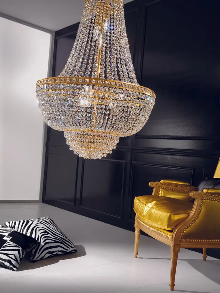 Earrings Voltolina Amsterdam Impero Chandelier Art Glass 9 lights