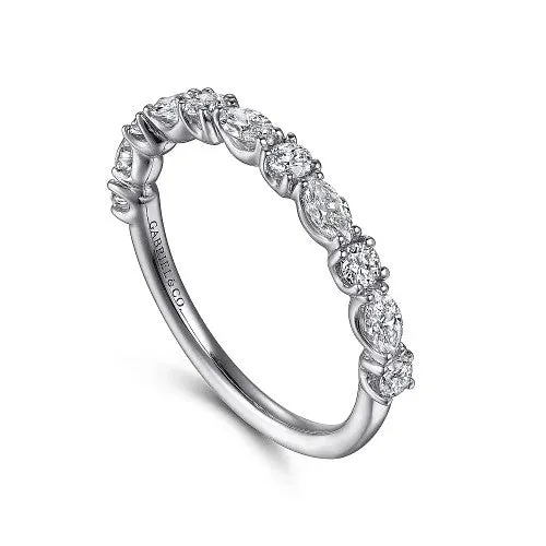GABRIEL CO Diamond Wedding Bands Women Rings