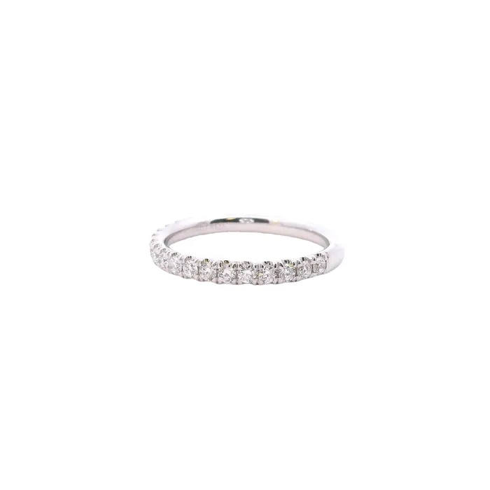 GABRIEL CO Rings 14K White Gold Diamond Matching Wedding Band