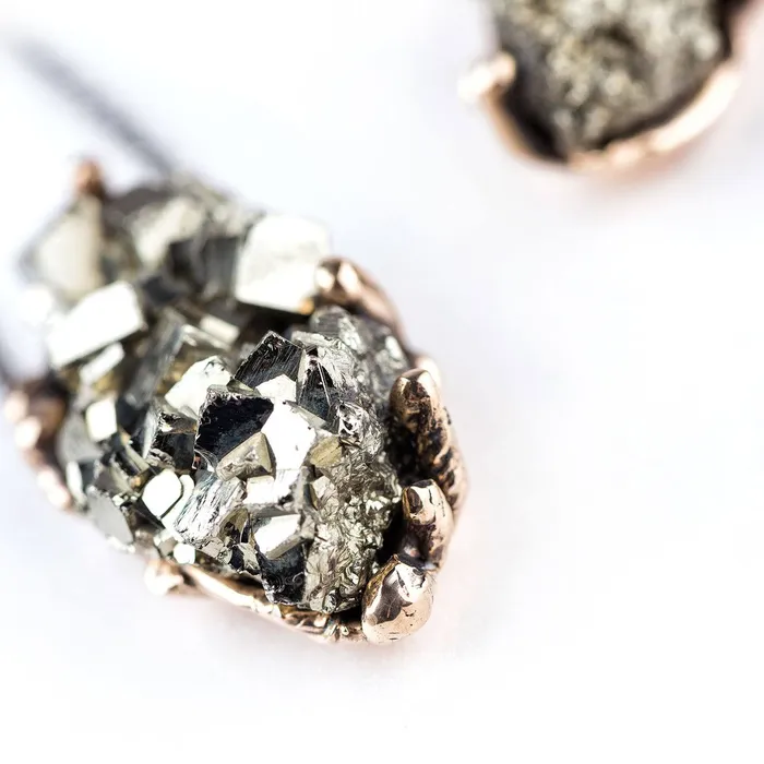 Giardinoblu Necklaces Pyrite Necklace One of a Kind