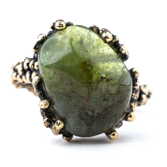 Giardinoblu Rings Olivine Band Ring One of a Kind