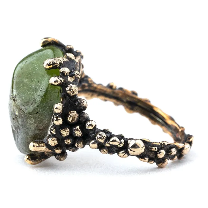 Giardinoblu Rings Olivine Band Ring One of a Kind
