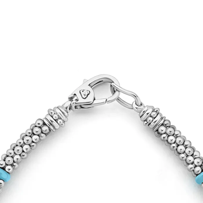 LAGOS Blue Caviar Eight Ceramic Station Beaded Bracelet 5mm Bracelets