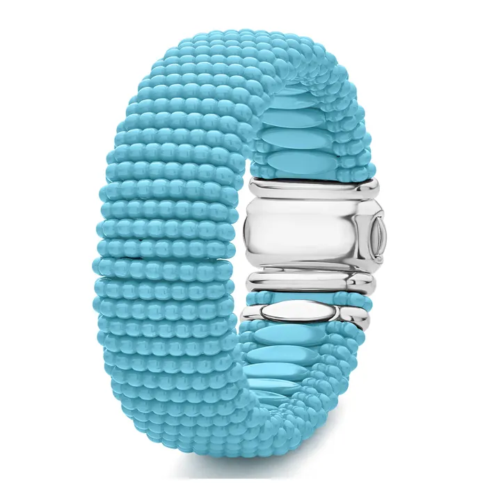 LAGOS Blue Caviar Statement Ceramic Caviar Bracelet 23mm Bracelets