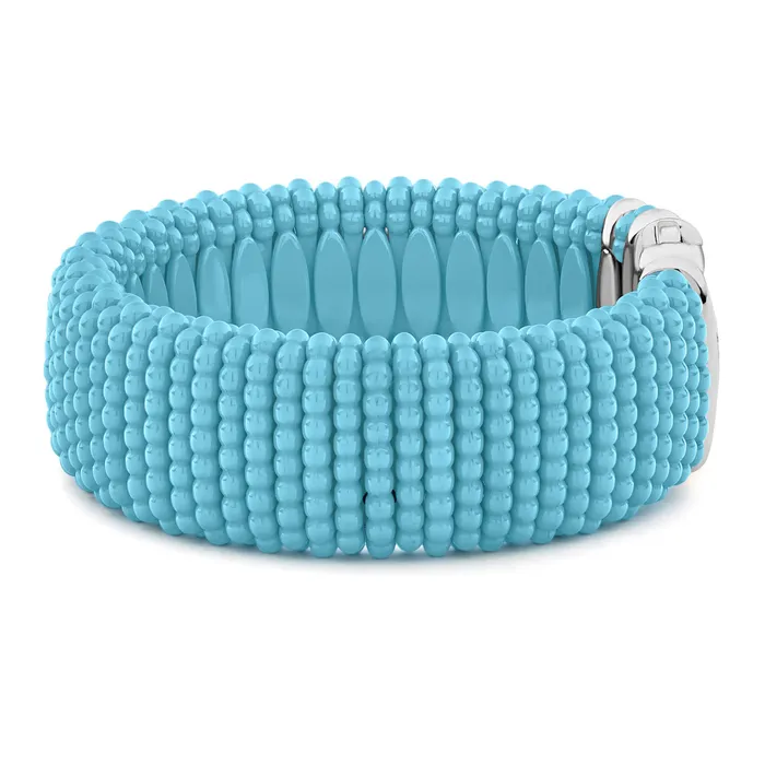 LAGOS Blue Caviar Statement Ceramic Caviar Bracelet 23mm Bracelets