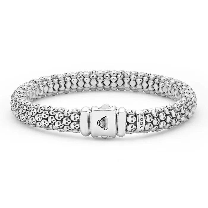 LAGOS Bracelets Anthem Caviar Skull Bracelet 9mm