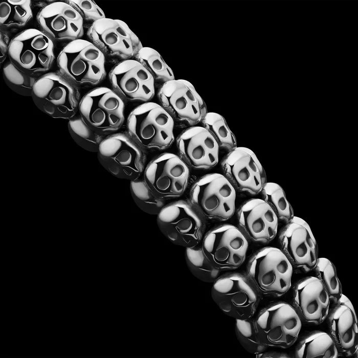 LAGOS Bracelets Anthem Caviar Skull Bracelet 9mm