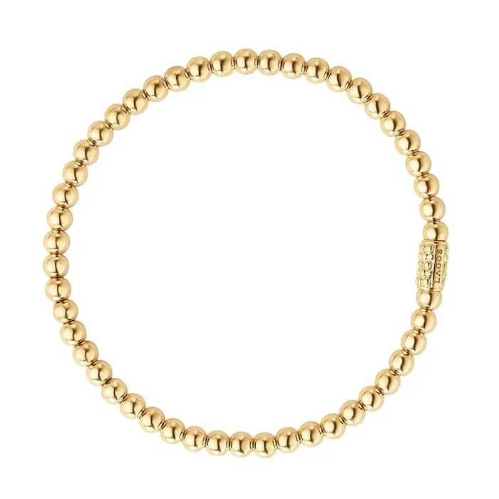 LAGOS Bracelets Caviar Gold 18K Gold Bead Bracelet 4mm