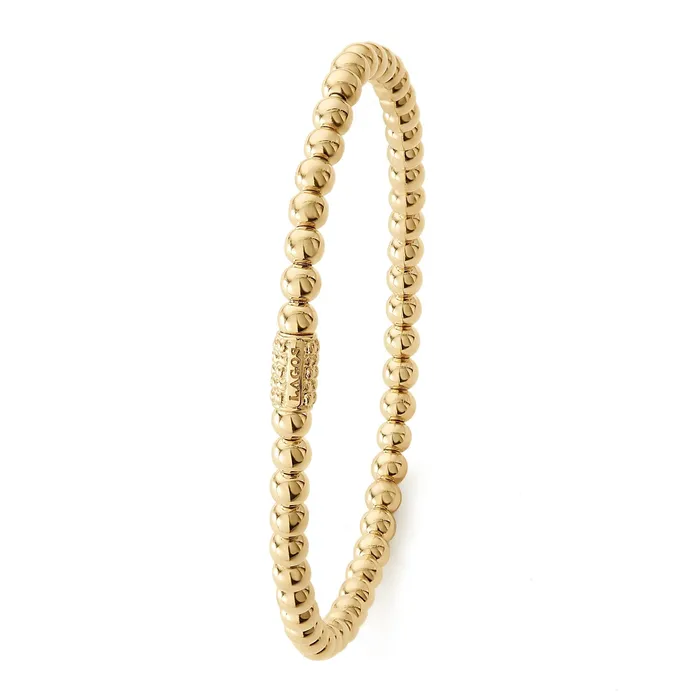 LAGOS Bracelets Caviar Gold 18K Gold Bead Bracelet 4mm