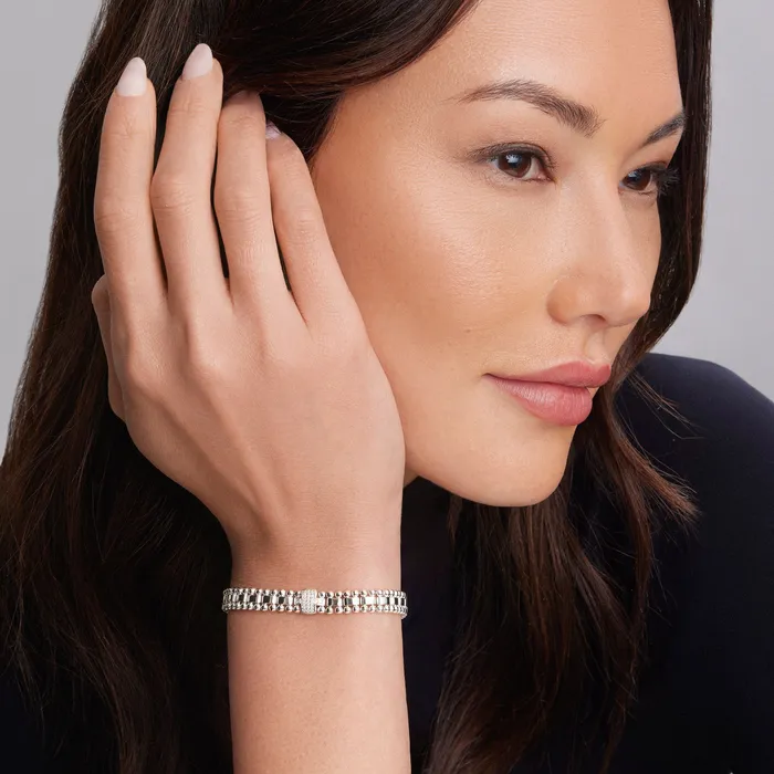 LAGOS Bracelets Caviar Spark Single Station Diamond Link Bracelet