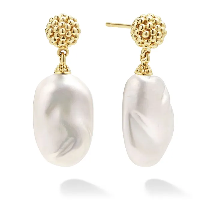 LAGOS Earrings Luna Baroque Pearl Drop Earrings