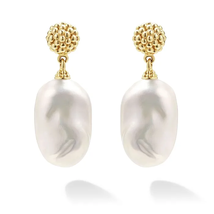 LAGOS Earrings Luna Baroque Pearl Drop Earrings