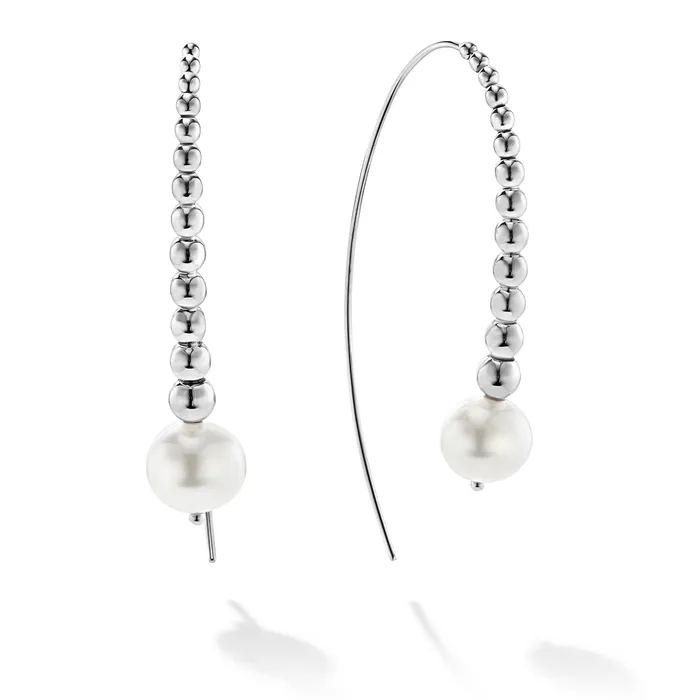 LAGOS Earrings Luna Graduated Bead Pearl Earrings