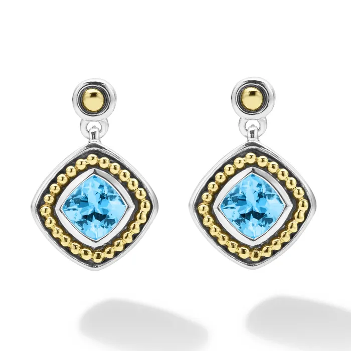 LAGOS Earrings Rittenhouse Swiss Blue Topaz Drop Earrings