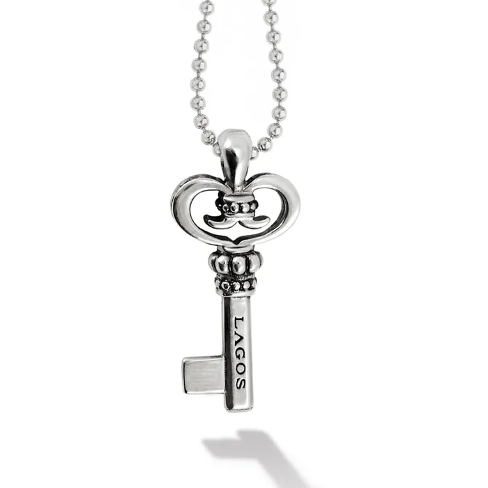 LAGOS Necklaces Signature Caviar Key Pendant Necklace