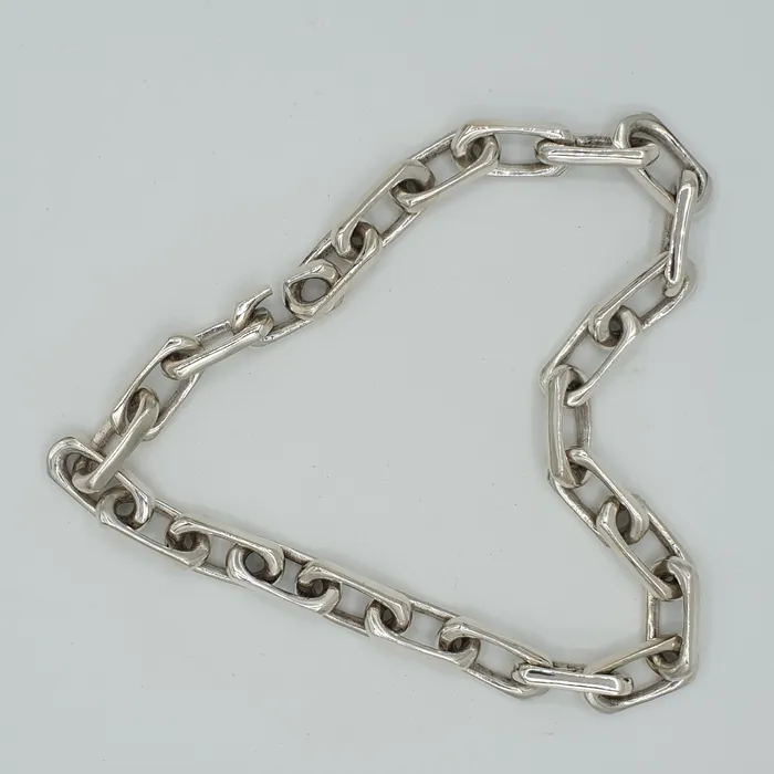 Long Link Chain Link Necklace silverwow Necklaces