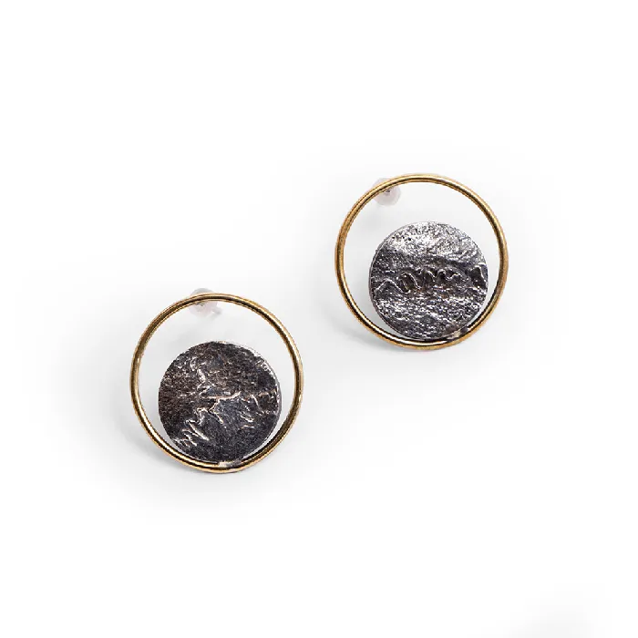 MARIA MARISCAL Aretes Suturas Craneo Earrings